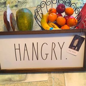 Rae Dunn Hangry sign